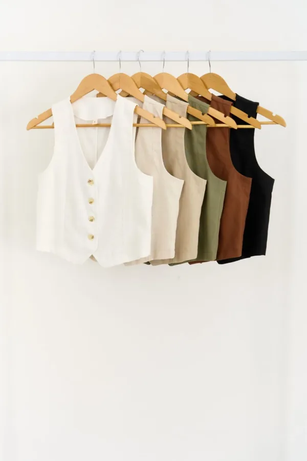 CHALECO LINO SASTRERO