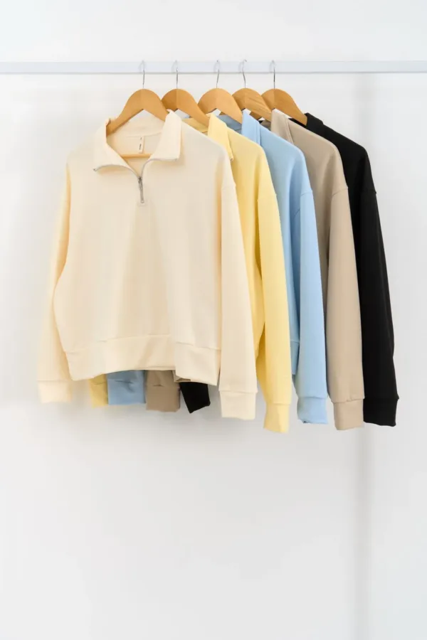 BUZO RUSTICO VISCOSA CON CIERRE