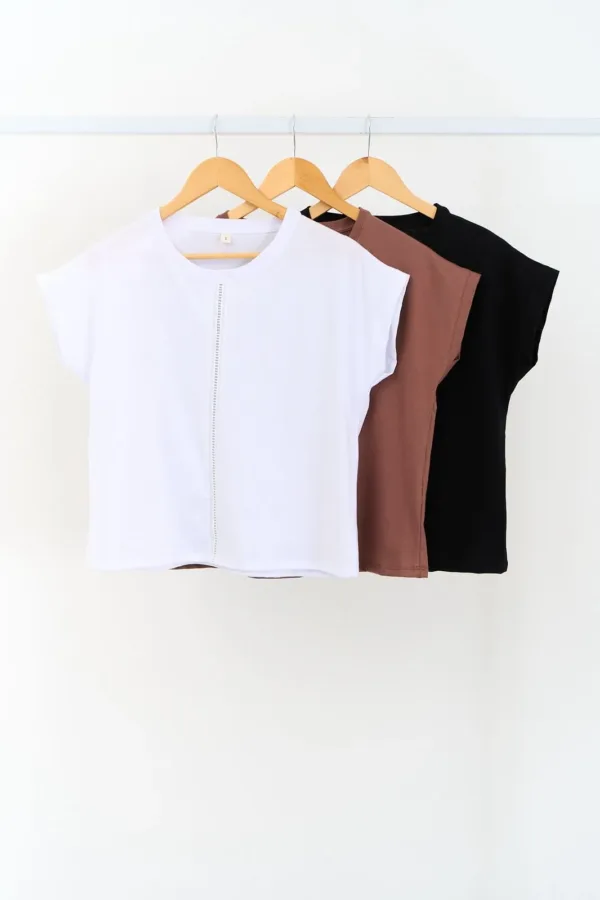 REMERA ALGODON PUNTILLA CENTRAL