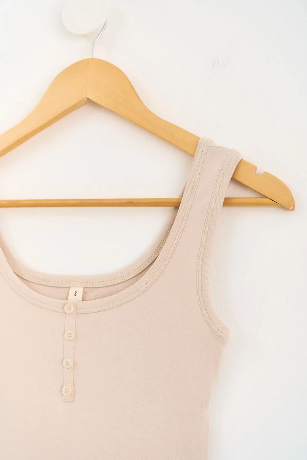 MUSCULOSA MORLEY RIB FALSO BOTON - Imagen 6