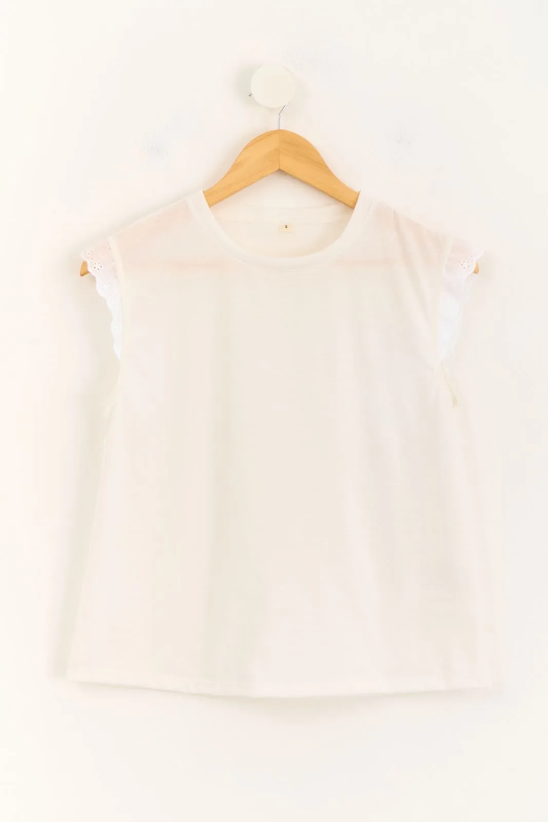 MUSCULOSA JERSEY FLAME CON PUNTILLA - Imagen 3