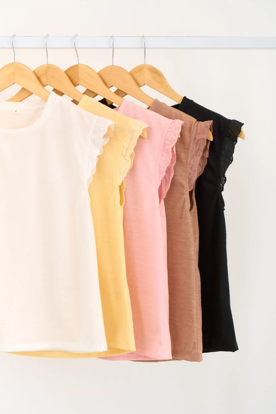 MUSCULOSA JERSEY FLAME CON PUNTILLA - Imagen 2