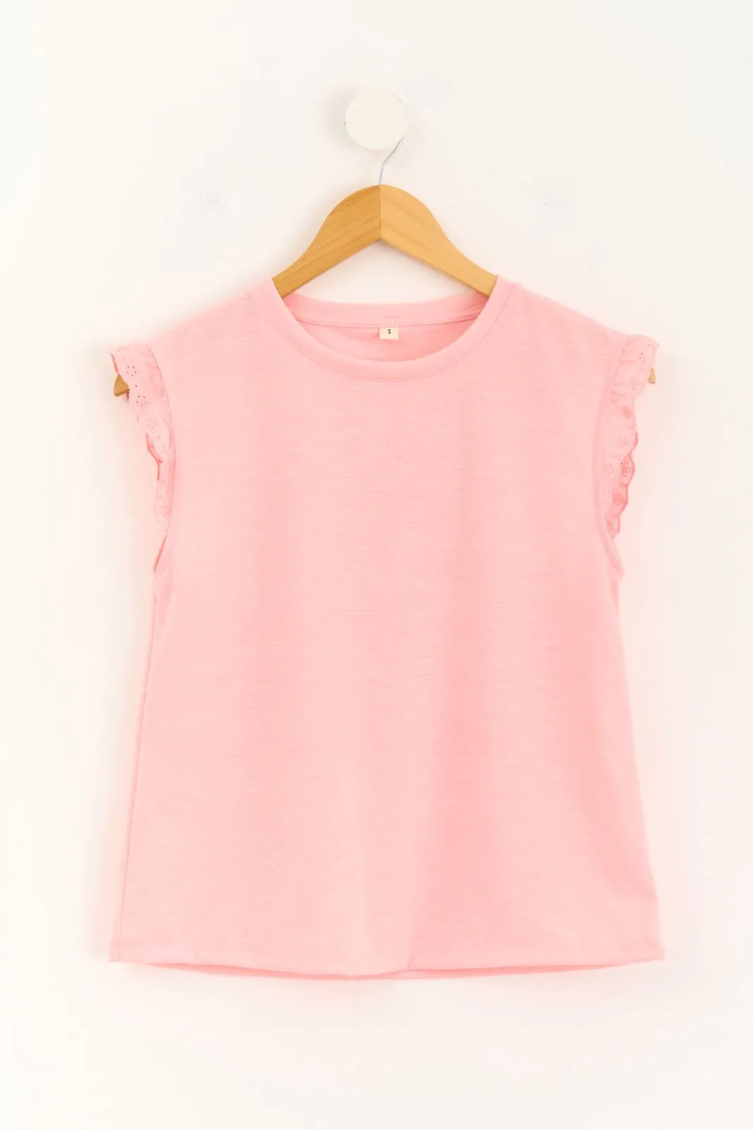 MUSCULOSA JERSEY FLAME CON PUNTILLA - Imagen 4