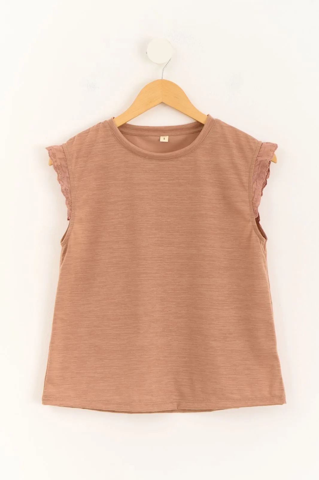 MUSCULOSA JERSEY FLAME CON PUNTILLA - Imagen 7