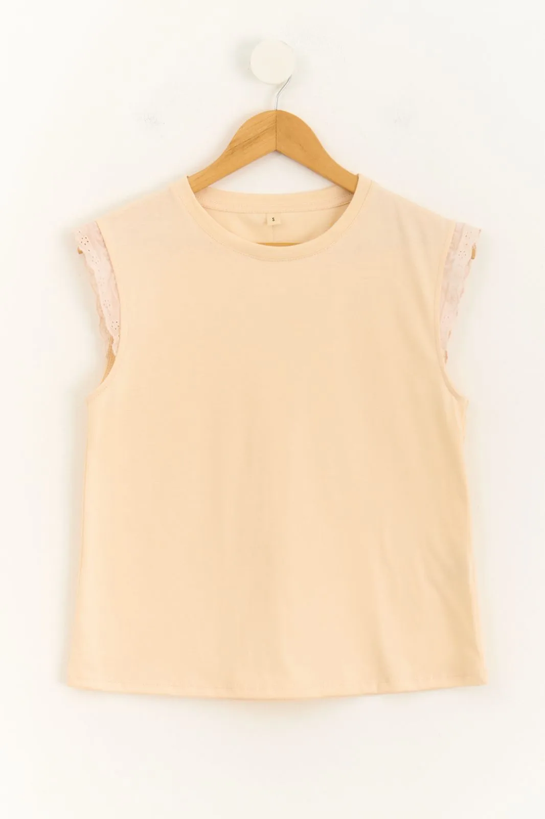 MUSCULOSA ALGODON CON PUNTILLA - Imagen 5