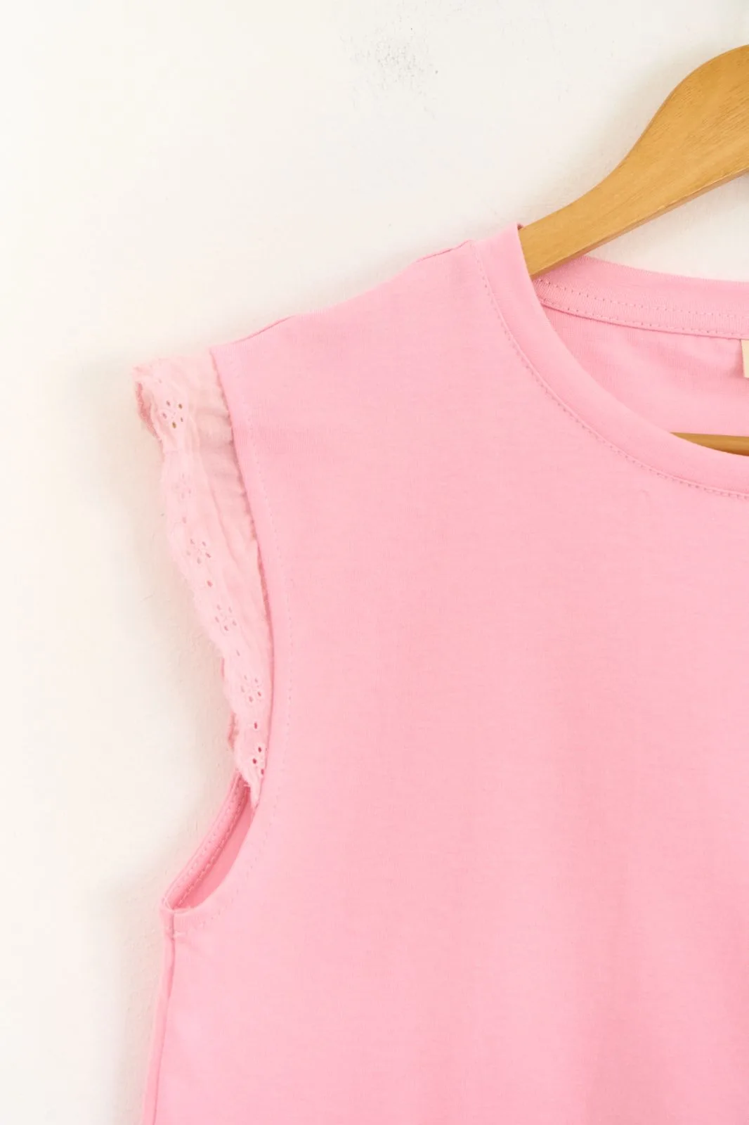 MUSCULOSA ALGODON CON PUNTILLA - Imagen 6