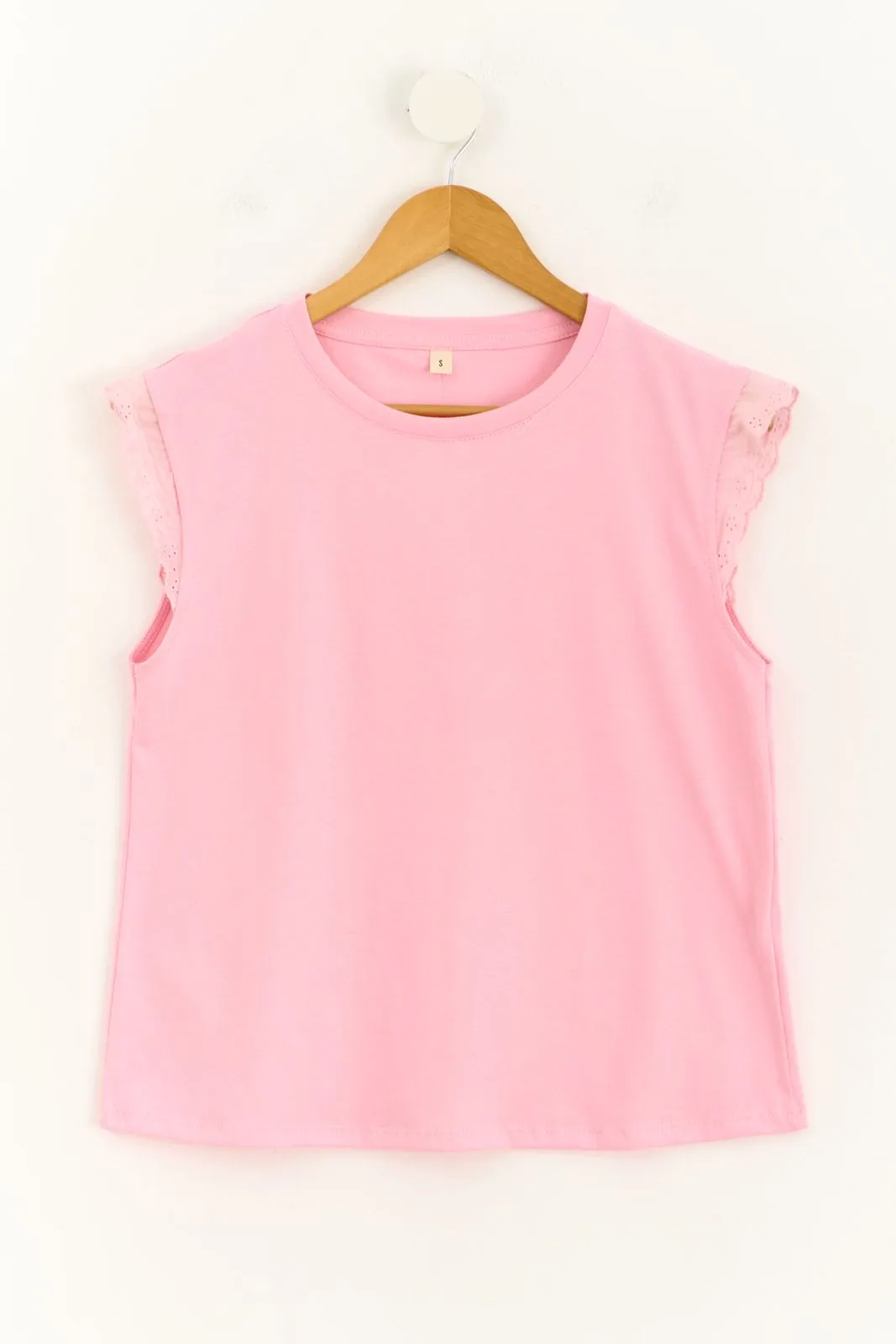 MUSCULOSA ALGODON CON PUNTILLA - Imagen 7