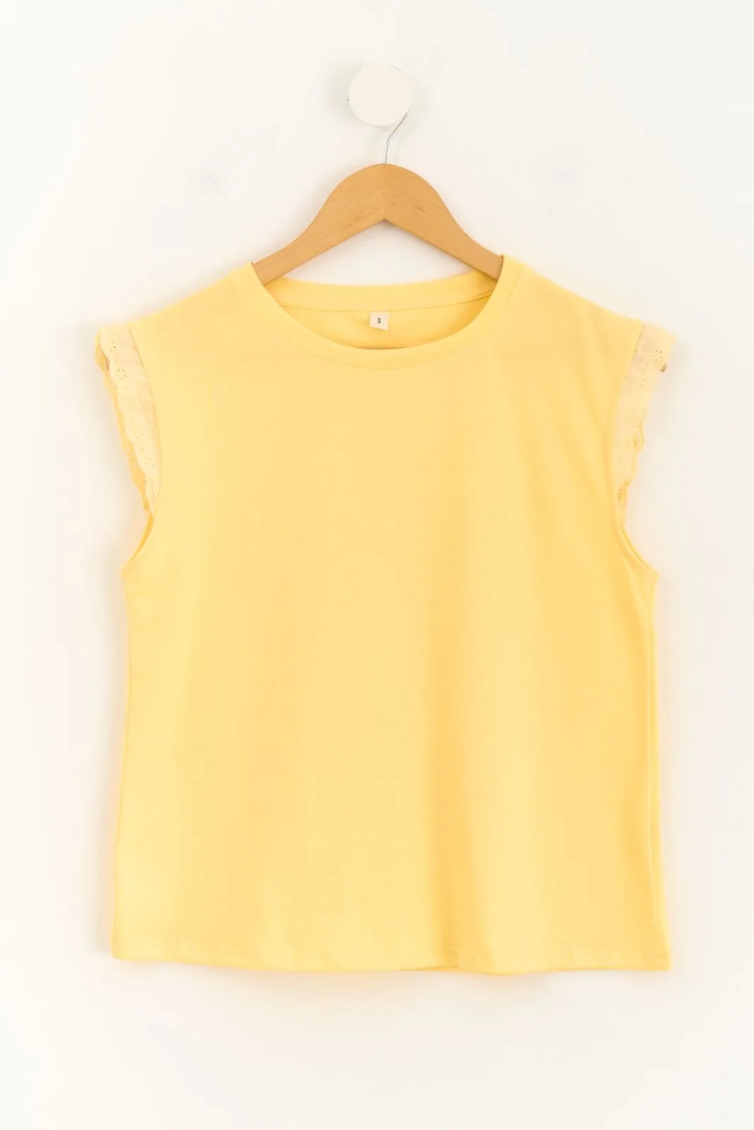 MUSCULOSA ALGODON CON PUNTILLA - Imagen 8