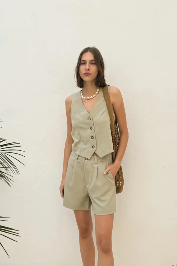 CHALECO SASTRERO CLAIR CON PINZA