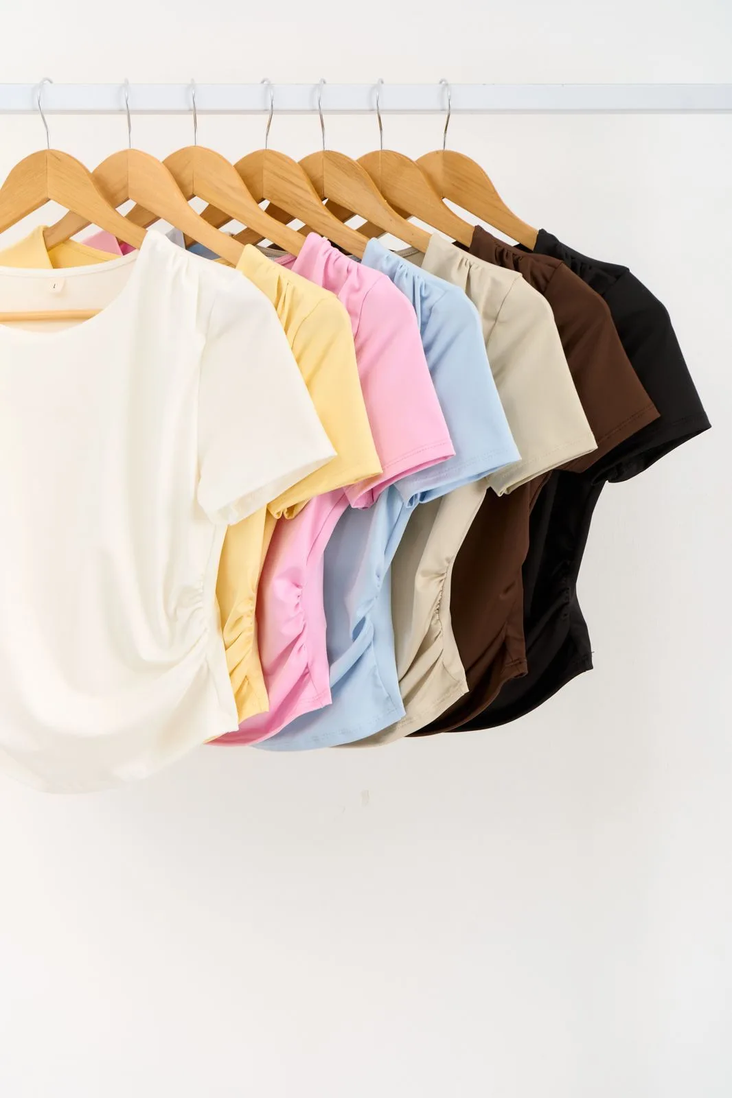 REMERA MICROFIBRA FRUNCIDA - Imagen 2