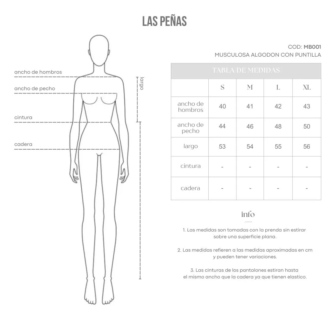 MUSCULOSA ALGODON CON PUNTILLA - Imagen 12