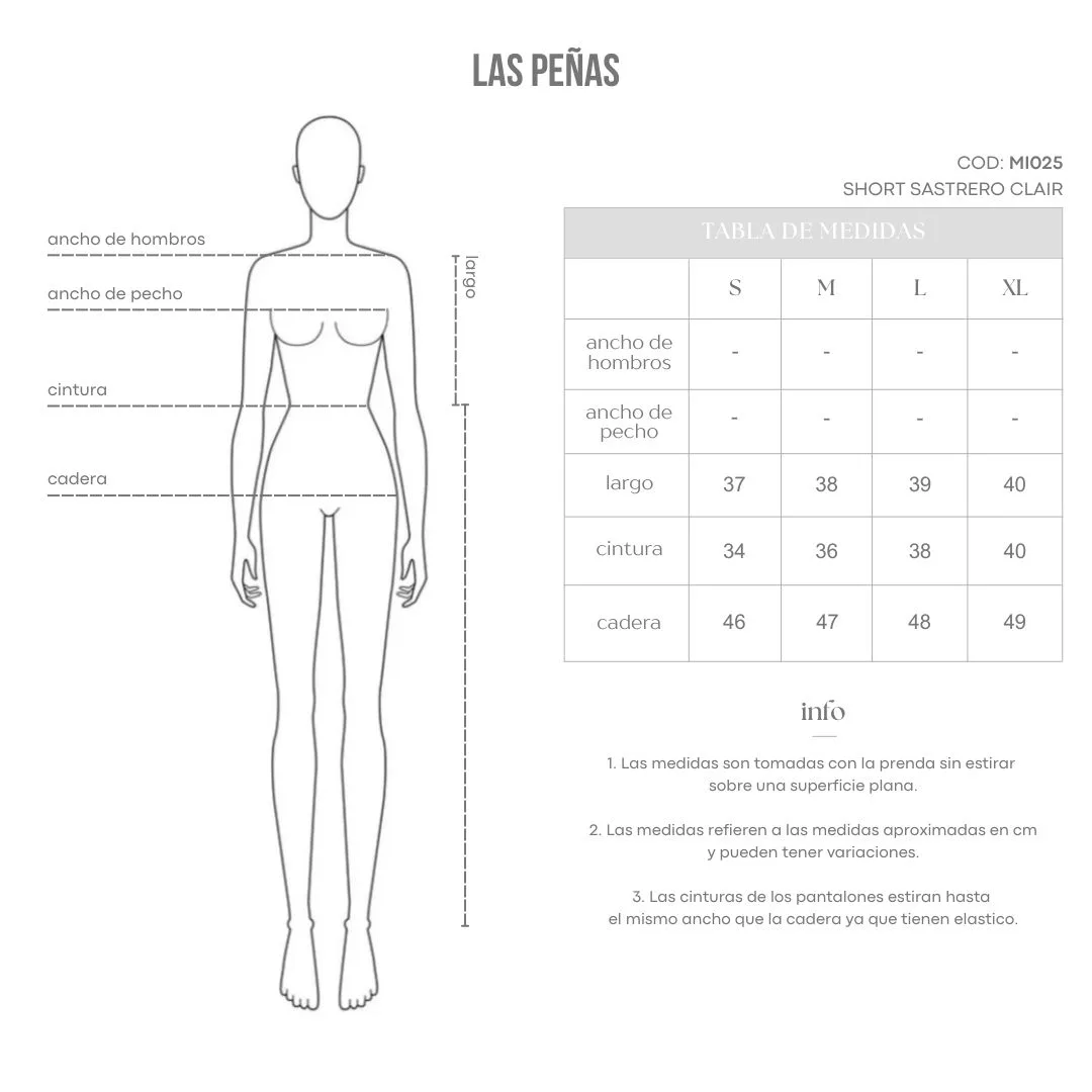 SHORT SASTRERO CLAIR - Imagen 11