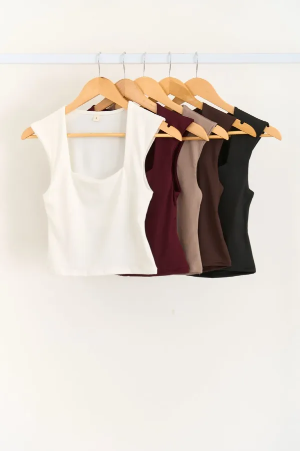 TOP MICROFIBRA CUELLO CUADRADO