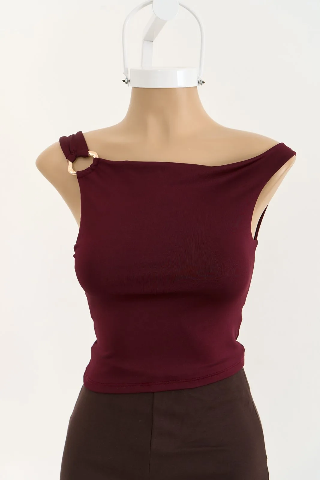 TOP MICROFIBRA CON HEBILLA