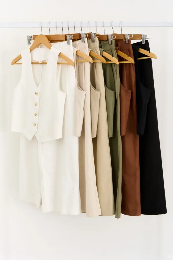 PANTALON LINO SASTRERO CROPPED