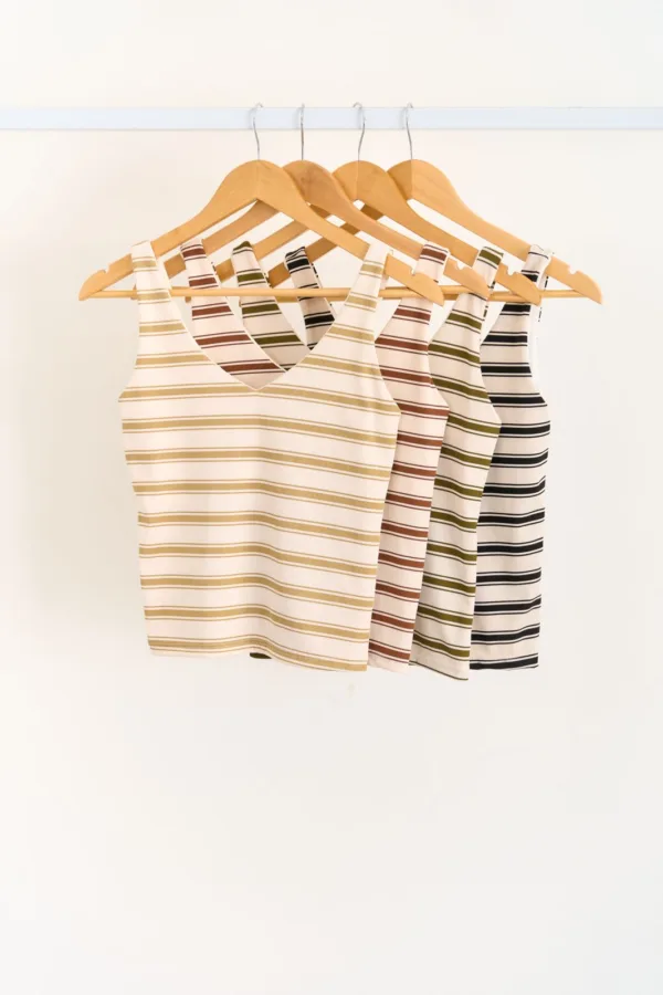 MUSCULOSA RIB RAYADO V